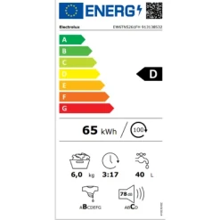 Alternative view of Electrolux EW6TN5261FH Felültöltős mosógép