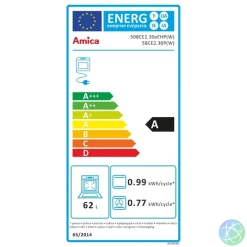 Alternative view of AMICA 55353 kerámialapos tűzhely