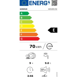 Alternative view of Gorenje GS520E15W Mosogatógép