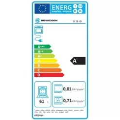 Alternative view of NOVACOOK BEÉPÍTHETŐ 11 FUNKCIÓS SÜTŐ​  BE11-LD