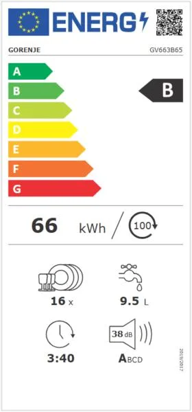 Gorenje GV663B65 beépíthető mosogatógép - Image 2