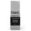 NOVACOOK T50GE INX Inox Gáz-elektromos tűzhely 50x60cm