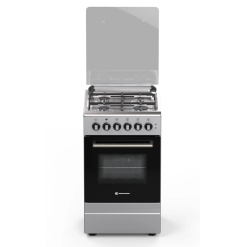 NOVACOOK T50GE INX Inox Gáz-elektromos tűzhely 50x60cm