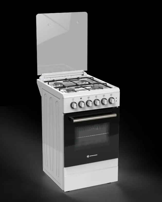 Novacook T50GE W kombinált tűzhely, 46L, szikragyújtás, fém dísztető, 50x60x87 cm - Image 2