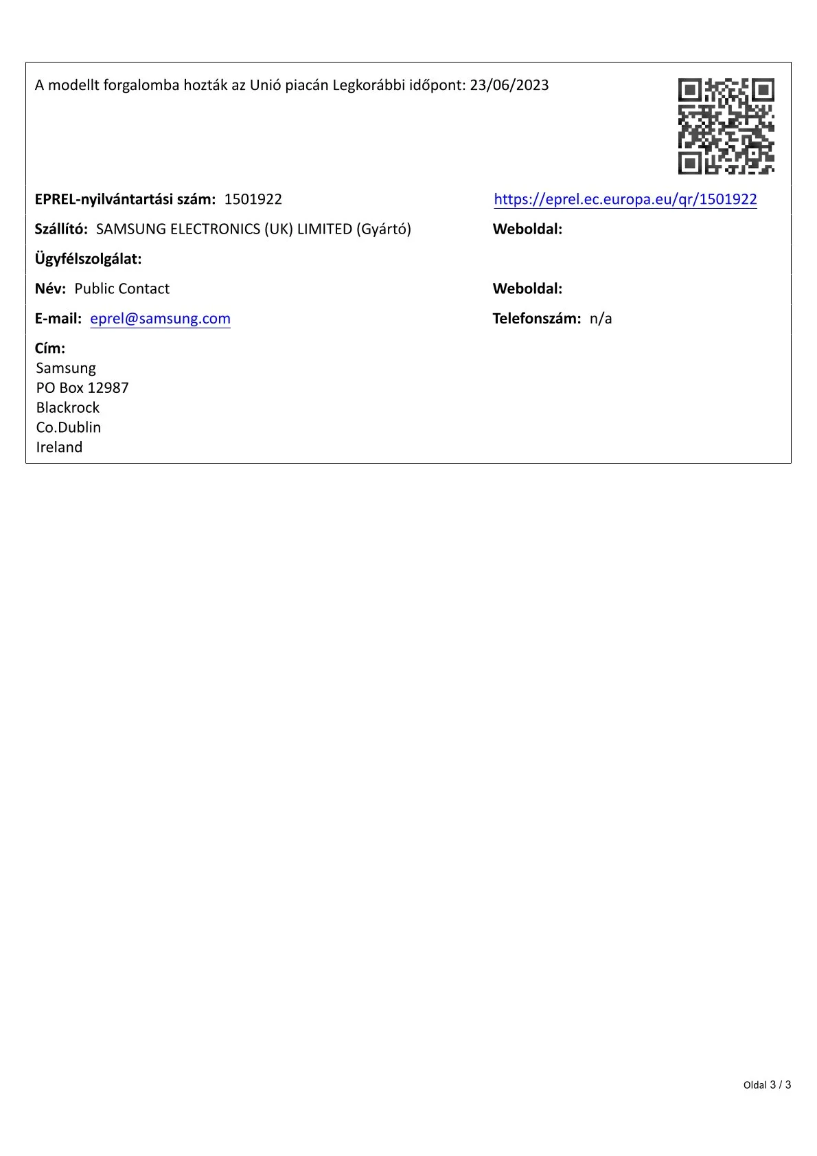 Samsung RB34C672DWW/EF kombinált hűtőszekrény - Image 7