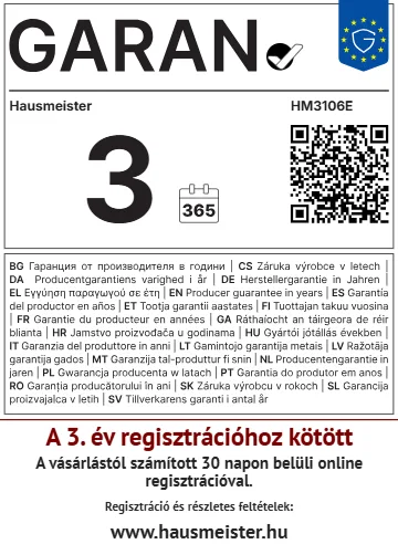 Hausmeister HM 3106 Hűtőszekrény - Image 4