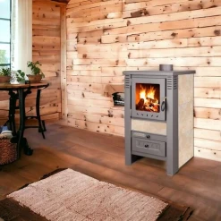 Alternative view of WARNEX Nova G kandalló 7,5 kW csempés, beige
