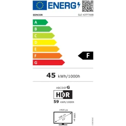 Alternative view of SENCOR SLE43TF700B TIZEN SMART TV